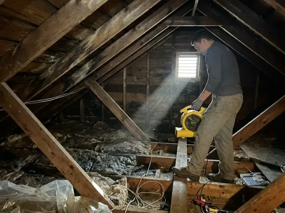 attic-water-damage-drying-proc-007 — frequently asked questions, Emergency Water Extraction & 24/7 Flood Response in Hidalgo…